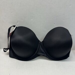 Maidenform Push Up Bra Womens Size 40DD Black Underwire Back Closure Padded‎